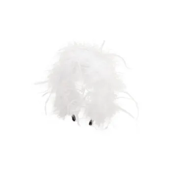Cercoo Headbands Women's FgB261-White Feather