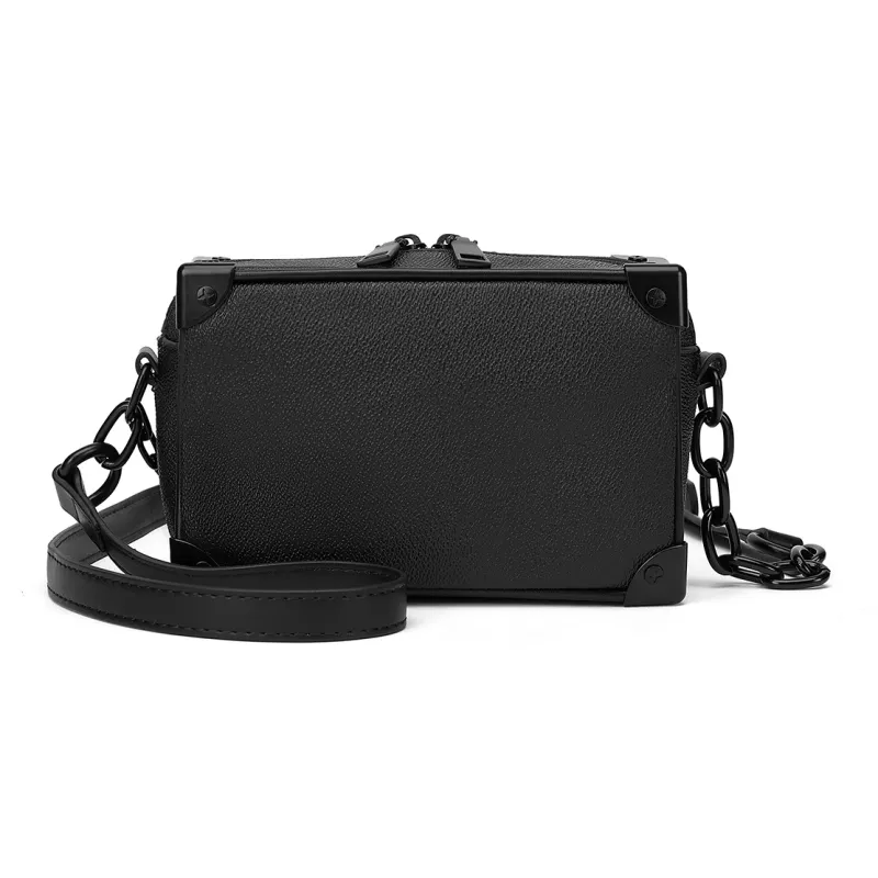 FAIRWHALE PVC Shoulder Bag Crossbody Bag Chain Bag Unisex-26
