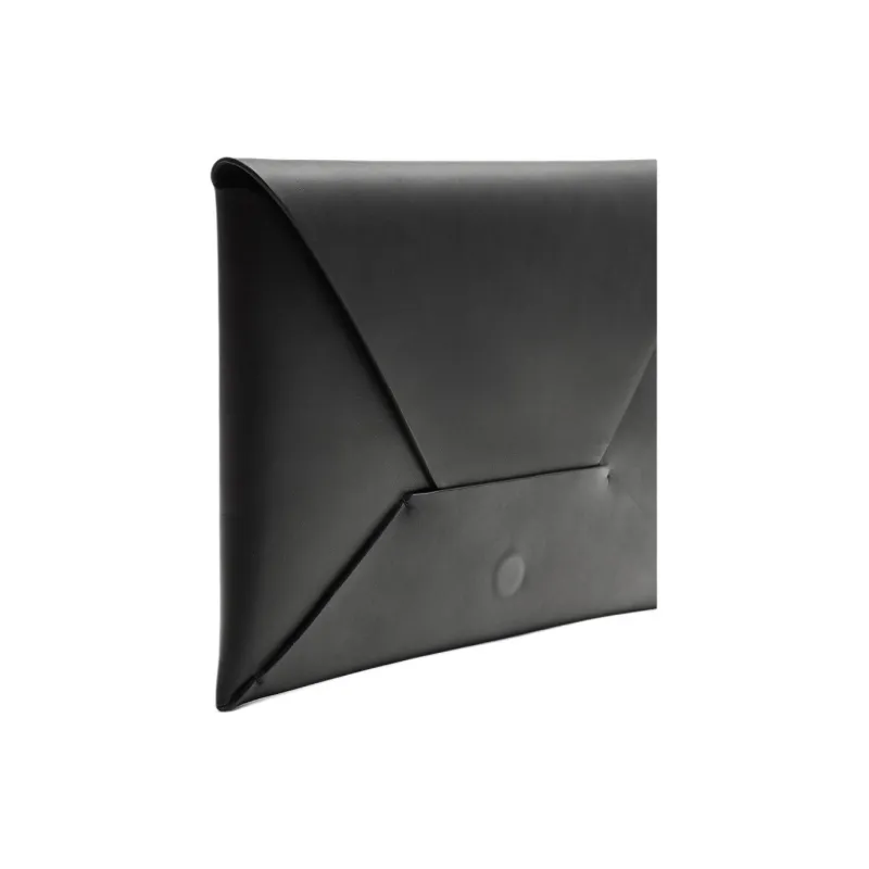 ZARA Cow Leather Clutch Men's Black-1