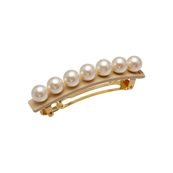 ALEXANDRE DE PARIS Jade Bead 8cm Hair Clip Headpiece Women's-4