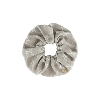 LOUIS VUITTON Monogram Jacquard Denim Scrunchy