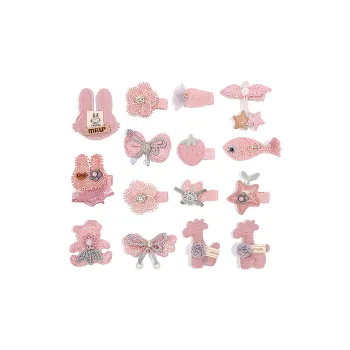 ROYALSASA Fabric Hair Clips Kids'