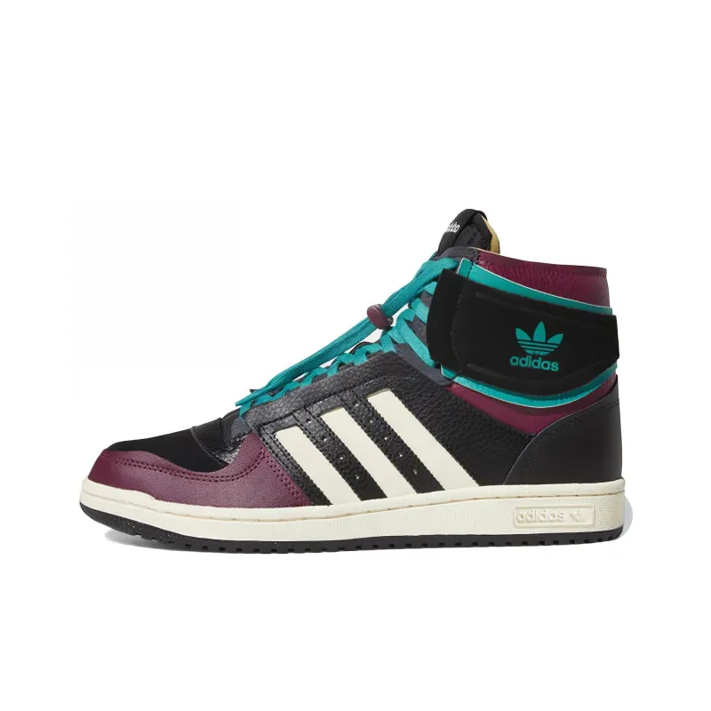 adidas originals Top Ten Black Burgundy-0
