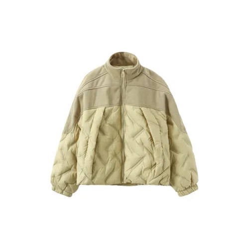 BASIC HOUSE Down Jackets Women's Winter Pear Green