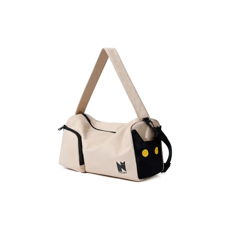 NOXXON Nylon Gym Bag Medium Size Unisex Khaki-0