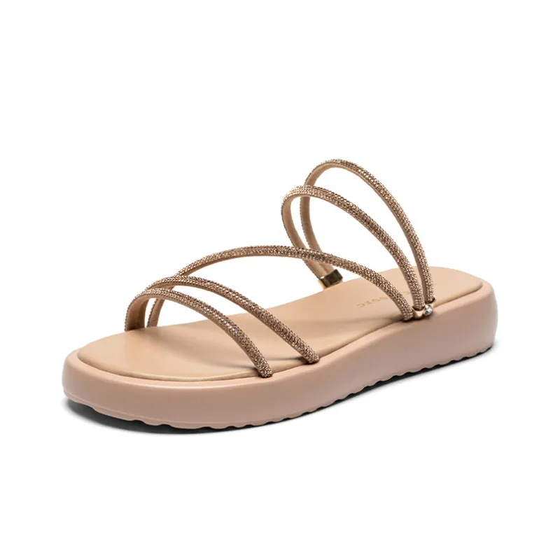 ZHR Slide Slippers Women's Silver/Champagne-7