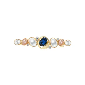 ROYALSASA Alloy, Faux Pearl, Faux Crystal Hair Clips Women's