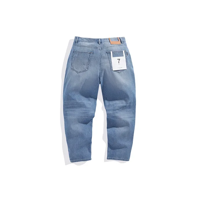 PEACEBIRD MEN Jeans Men Blue 1 Classic Tapered-1