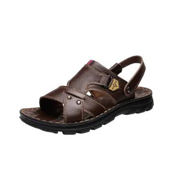 Sonno Beach Sandals Men Brown/Black