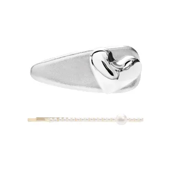 UNABERRY Hair Clips Women's Silver