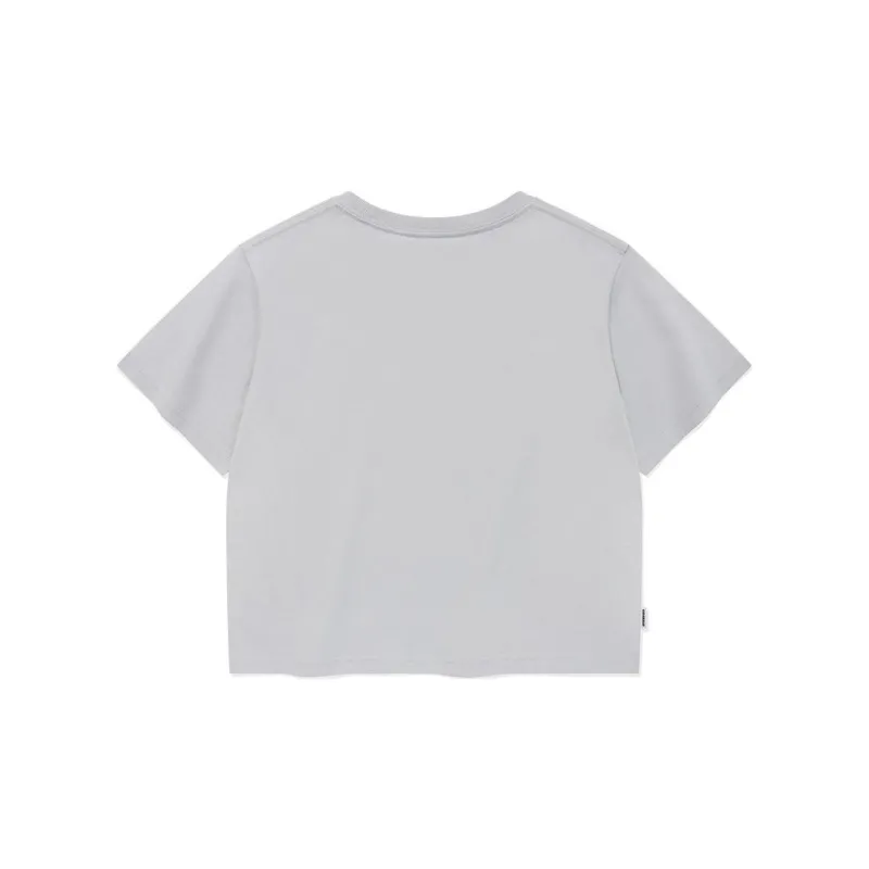 COVERNAT SS24 Drop Shoulder Sleeve T Shirt Women's Light Blue-1