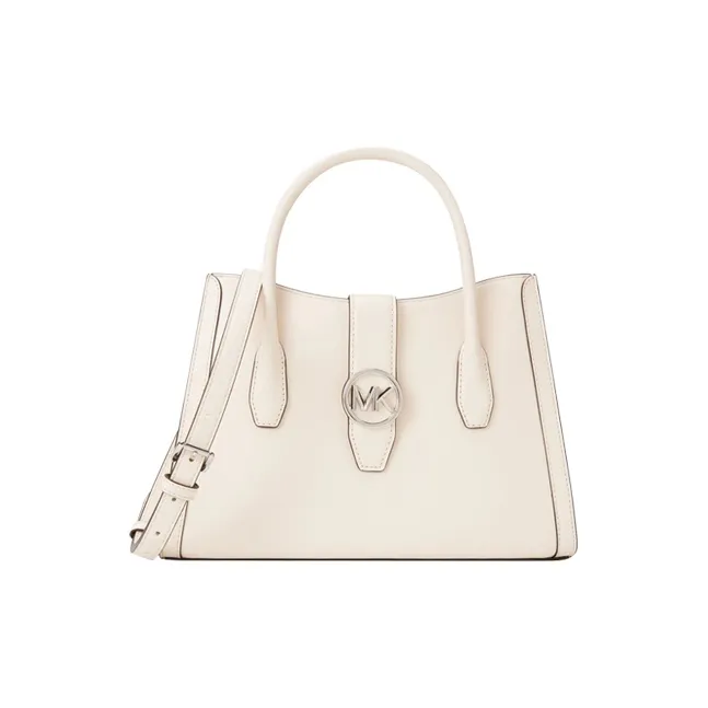 MICHAEL KORS Gabby Artificial Leather Shoulder Bag Crossbody Bag Handbag Medium Size Women's Black/Milk White/Blue-4