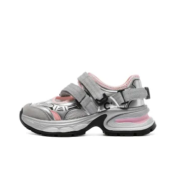 C°BANNER Breathable And Lightweight Low Top Chunky Sneakers Women's Gray Pink