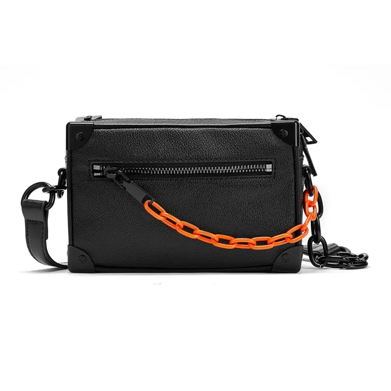 FAIRWHALE PVC Shoulder Bag Crossbody Bag Chain Bag Unisex-17