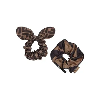 FENDI Hair Ties Women's Brown
