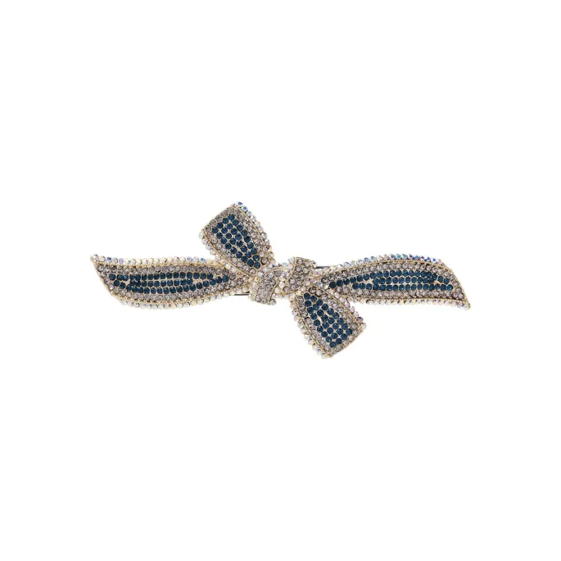 ROYALSASA Alloy, Faux Crystal Hair Clips Women's-0