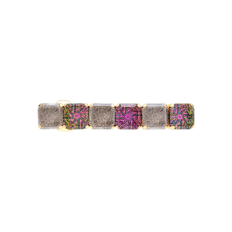ROYALSASA Alloy, Faux Crystal Hair Clips Women's-2