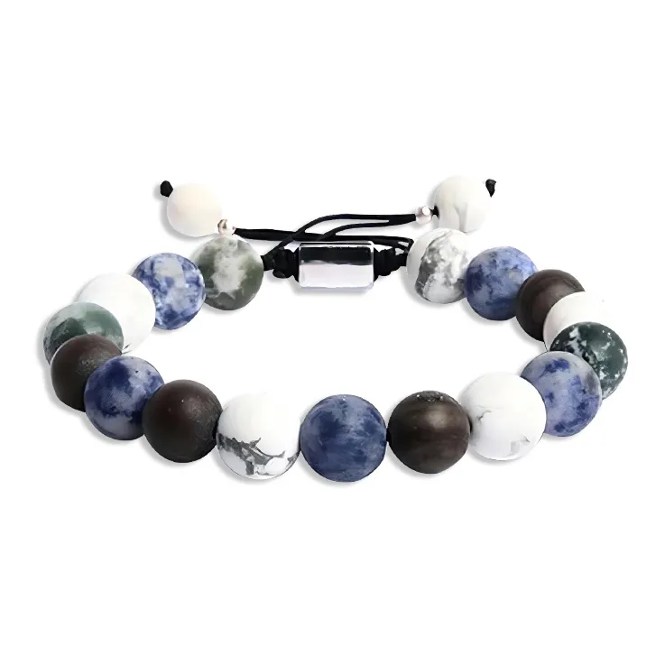 CANHUI Obsidian Bracelets Unisex-0