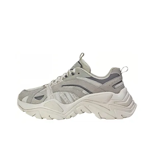 FILA Fishbone Second Generation Cushioning Anti-Slip And Wear-Resistant Low-Top Casual Shoes Women's Dark Gray