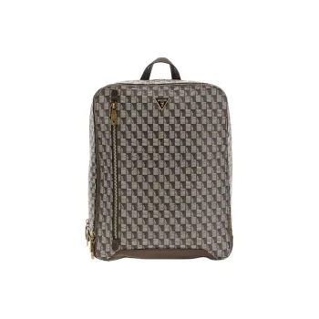 GUESS Artificial Leather Backpack Men's Brown
