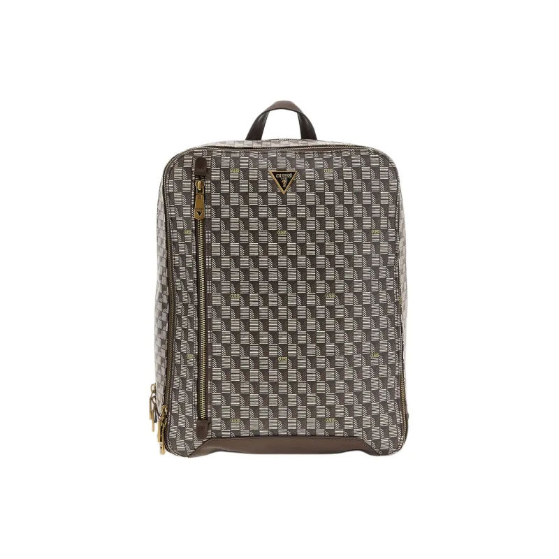 GUESS Artificial Leather Backpack Men's Brown-0