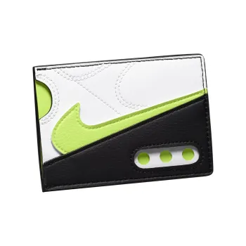 Nike Polyurethane With Nylon Card Holder Card Holder Regular Unisex Black White Green