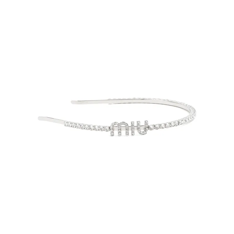 MIU MIU Headbands Women's Silver-1