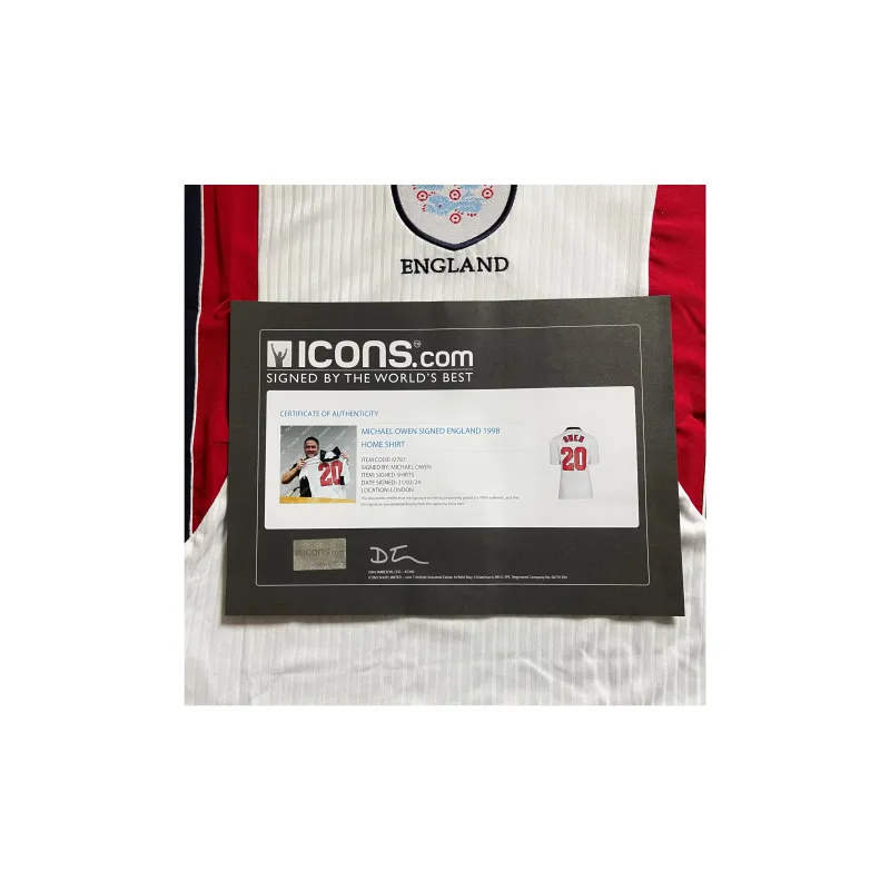 ICONS.com Michael Irving Includes Certification Certificate Not Included Framing Soccer Apparel Comes With Box-3
