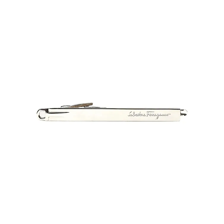 Ferragamo Engraved logo Tie Pin-0