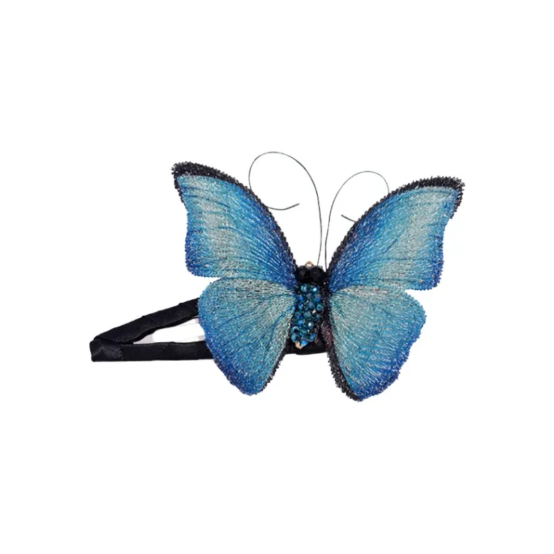 ROYALSASA Alloy Faux Crystal Hair Clips Women's-0