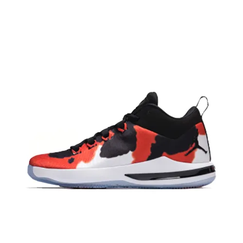 Jordan CP3 10 Basketball Shoes Men Low-Top Red/White