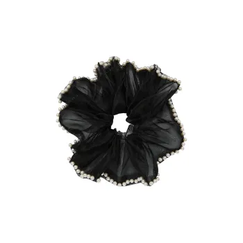 AGOVSKI Faux Pearl Elastic Hair Tie Women's