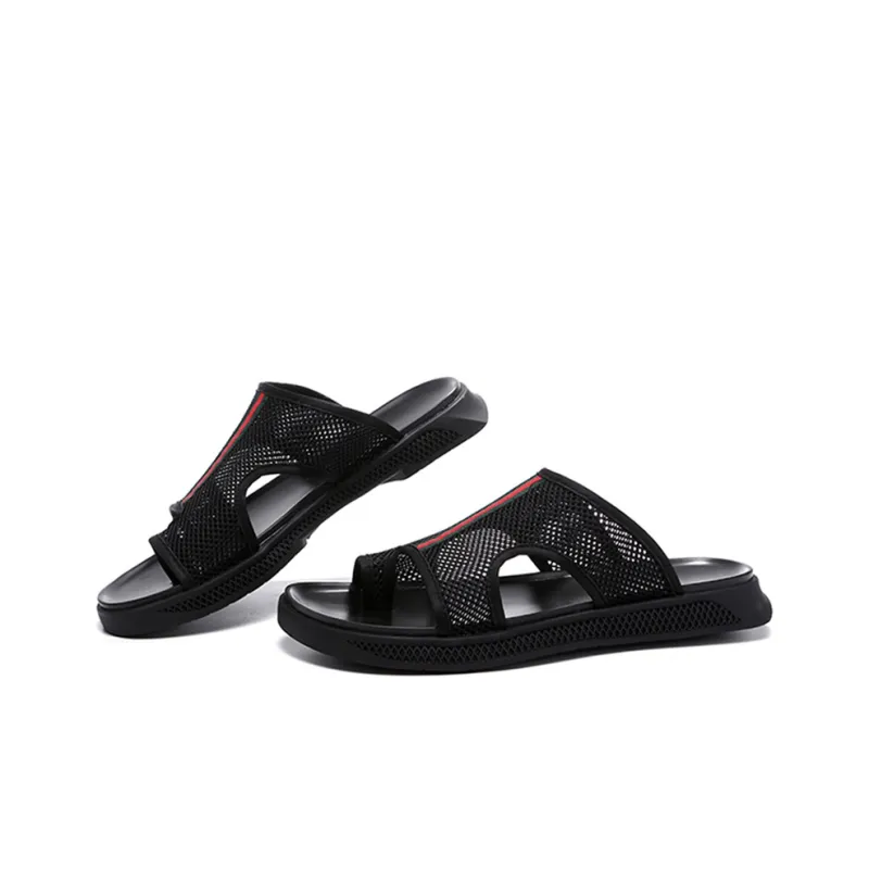 A Fairy Tale Of A Pair Of Shoes Slide Slippers Men's Black-3