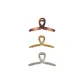Set of 3 Mixed Color Versatile Hair Claw Clip