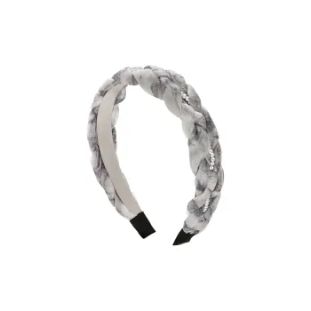 ROYALSASA Acrylic, Silk Chiffon Headbands Women's