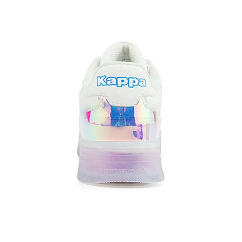 Kappa Anti Slip Wear Resistant Low Top Skateboard Shoes Unisex White-5