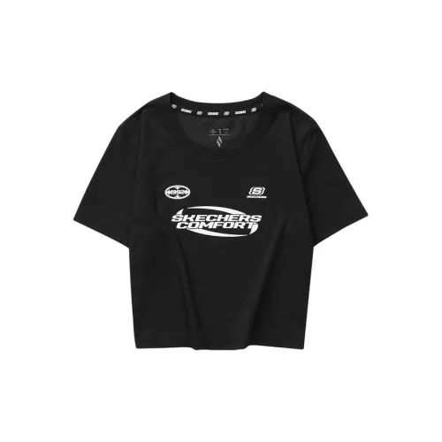 Skechers Sports Alliance T-Shirts Women's Carbon Black