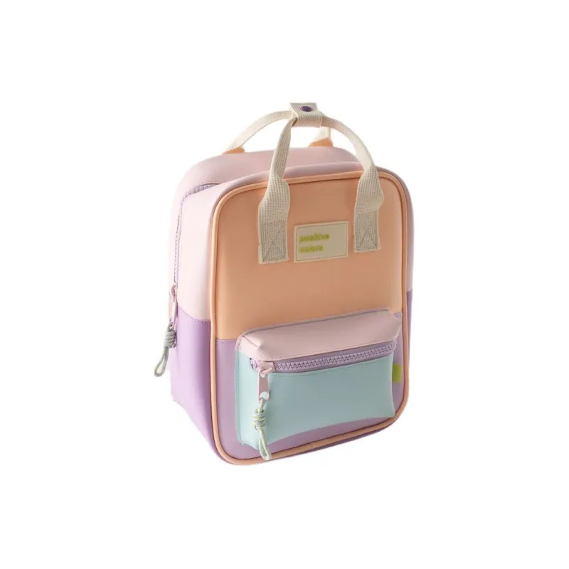 ZARA Thermoplastic Polyurethane Backpack Mini Women's Blue & Pink-2