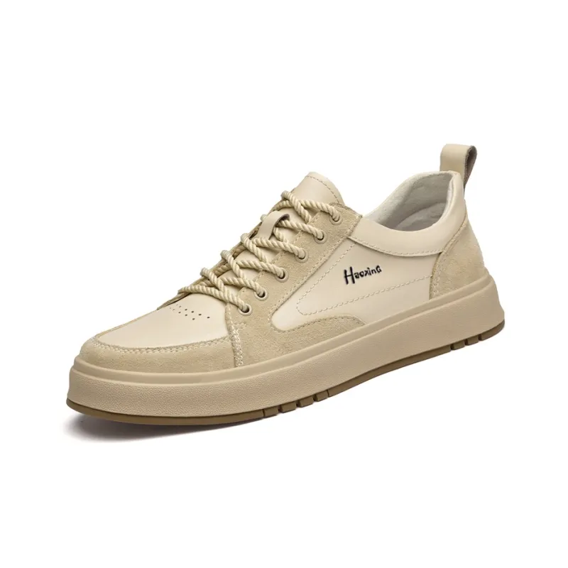 Extravagant Low Top Skateboard Shoes Men's Beige-1