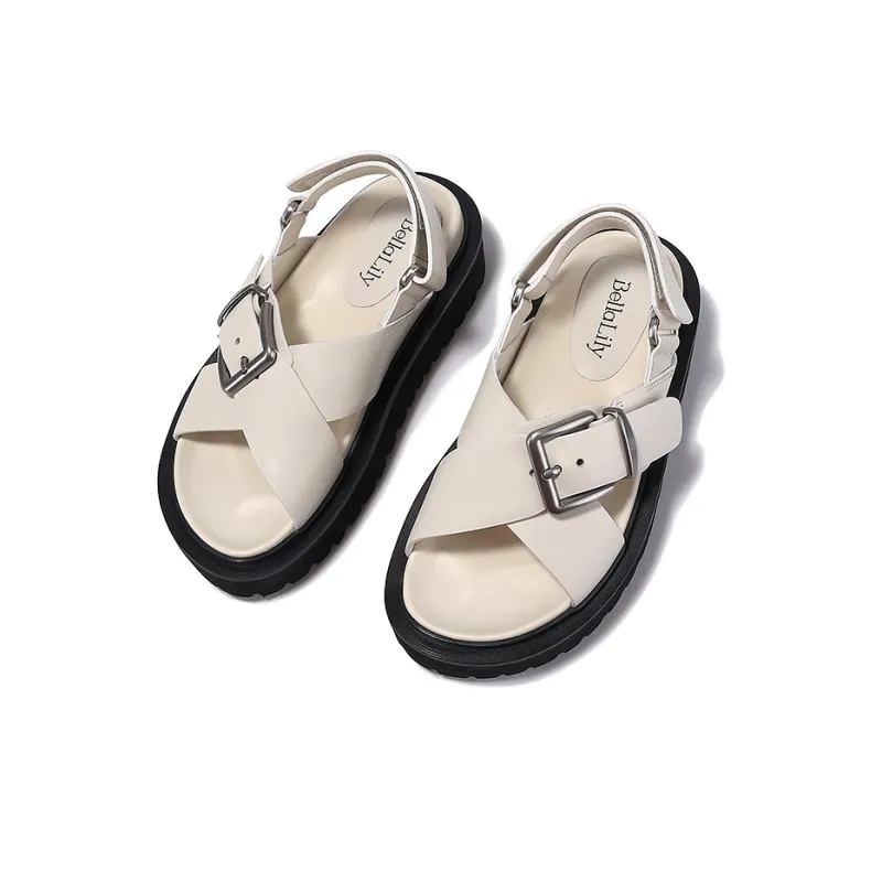 BELLALILY Beach Sandals Women's-3