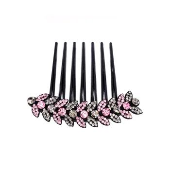 ROYALSASA Acrylic Hair Clips Women's