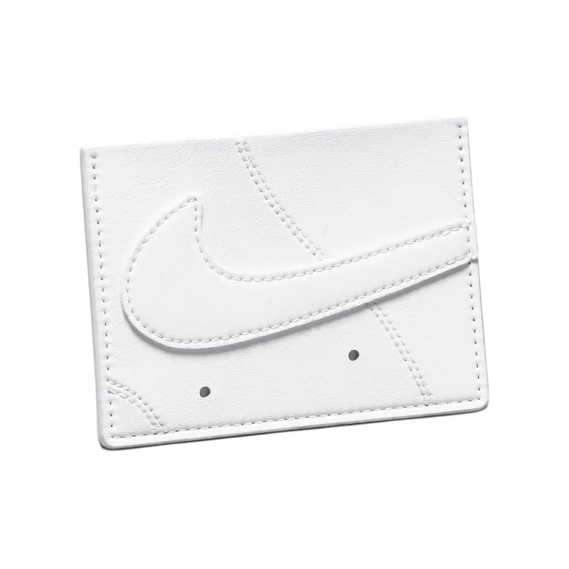 Nike PU Polyurethane Card Holder Card Holder Regular Unisex White-0