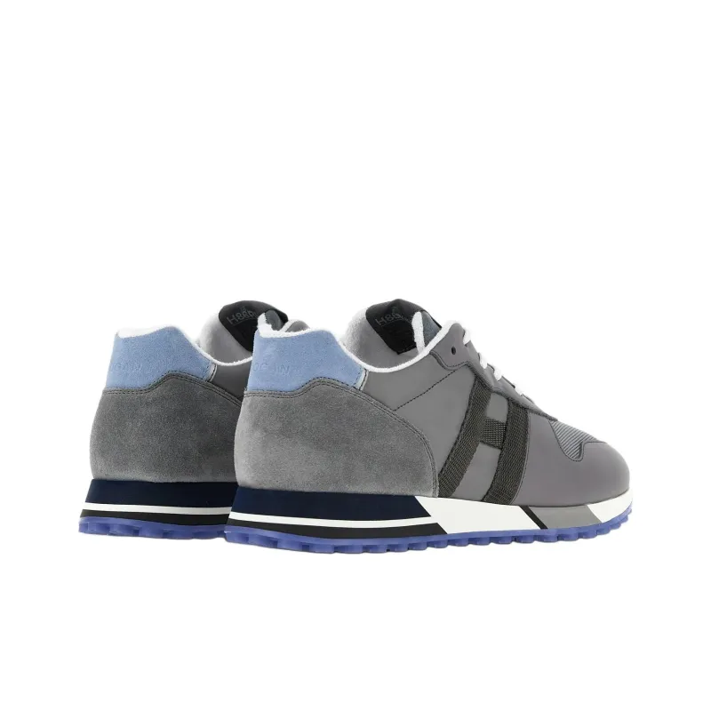 HOGAN H383 Panelled Lace-up Sneakers-4