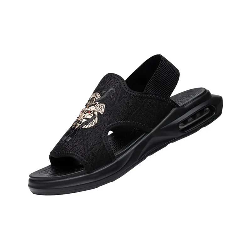 Help Beach Sandals Men Black-1