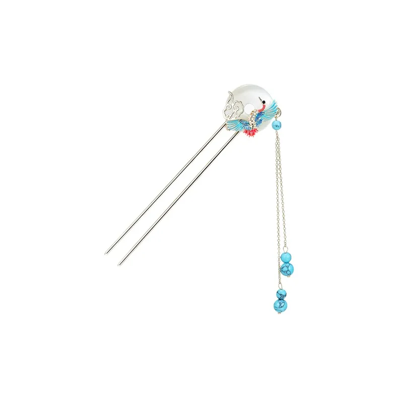FREE RABBITⅡ Hair Accessories Women's Champagne Gold Crane Style-1