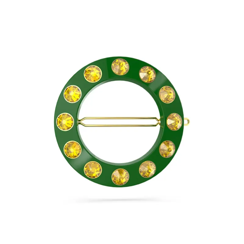 Swarovski Hair Clips Women's Green-0