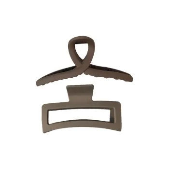 Left Europe Acrylic Hair Clips Women's