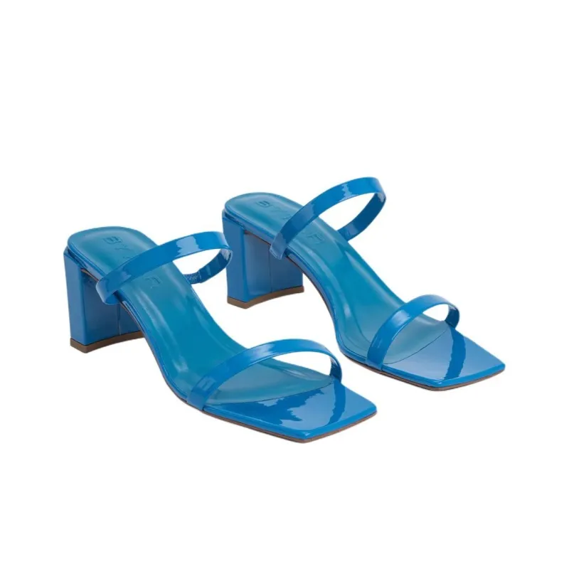 By Far Tanya Quiet Slide Slippers Women's Sky Blue-2