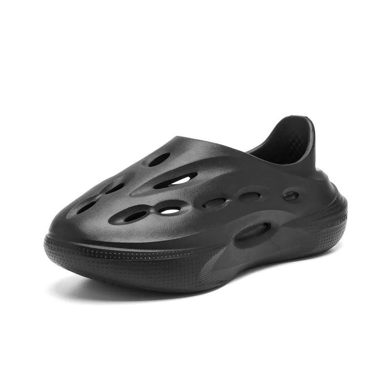 QIAODAN Fangs Clogs Men's Black-2