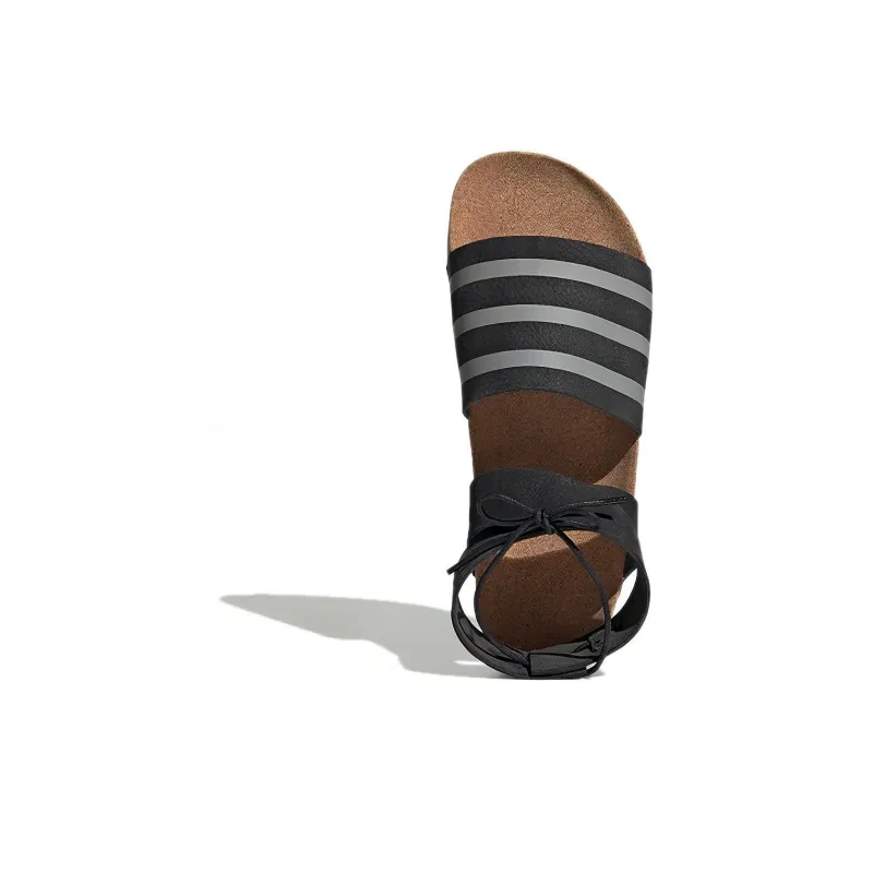 Adidas Adilette Ankle Wrap 'Black Grey' Women's-4